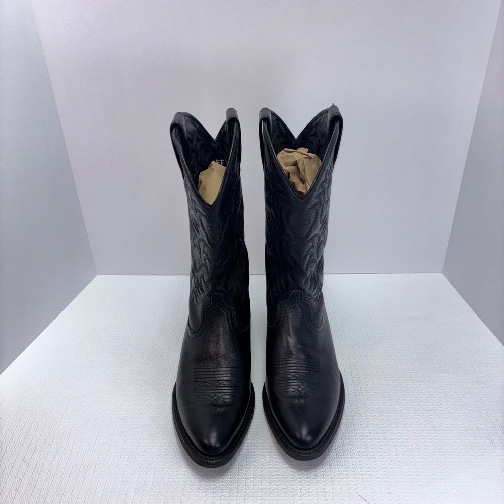 ARIAT Heritage Black Leather Western Cowboy‎ Boots US 9EE Wide Equestrian - Picture 4 of 7